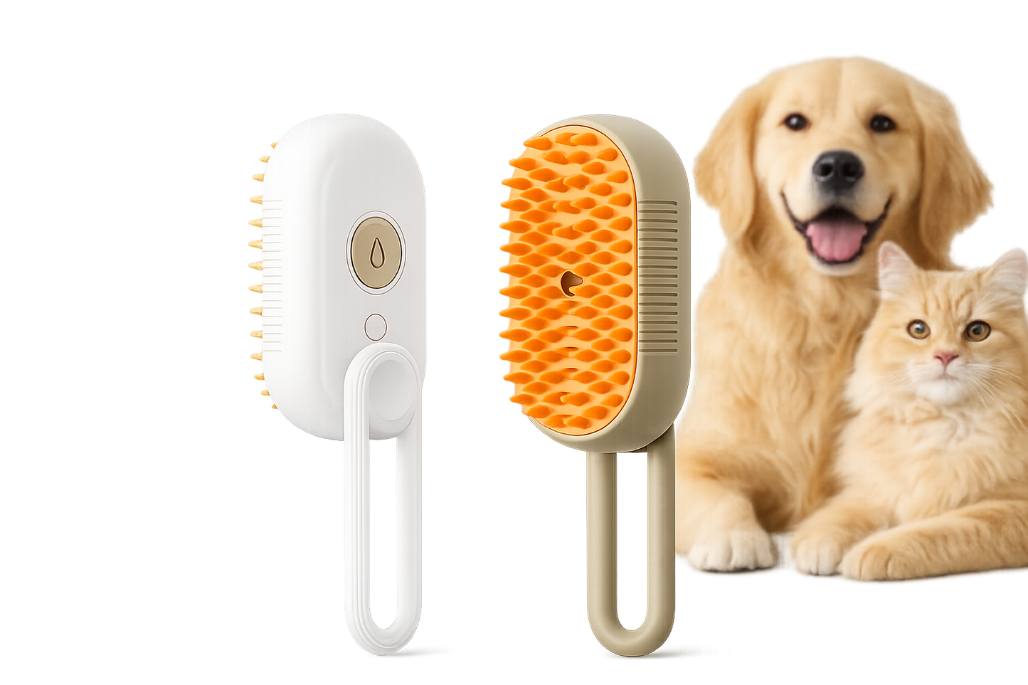 Cepillo Pulverizador para Mascotas